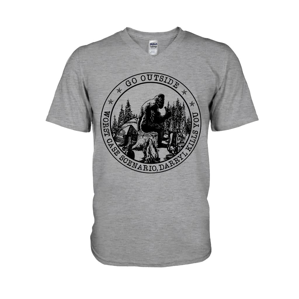 Go Outside - T-shirt et sweat à capuche de camping 112021