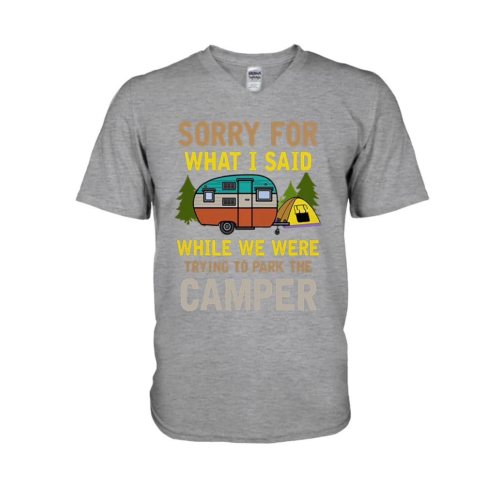 Désolé pour ce que j'ai dit - T-shirt et sweat à capuche de camping 1121