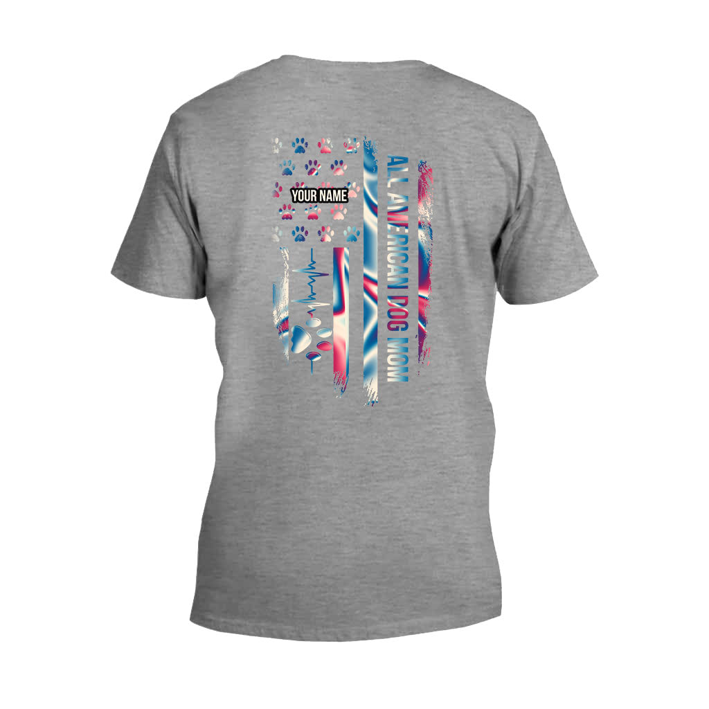 Fière maman de chien - T-shirt et sweat à capuche personnalisés pour la fête de l'Indépendance