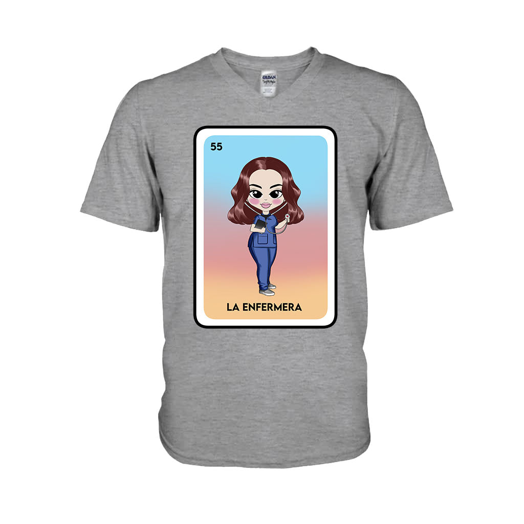 T-shirt et sweat à capuche personnalisés « La Enfermera » - Infirmière
