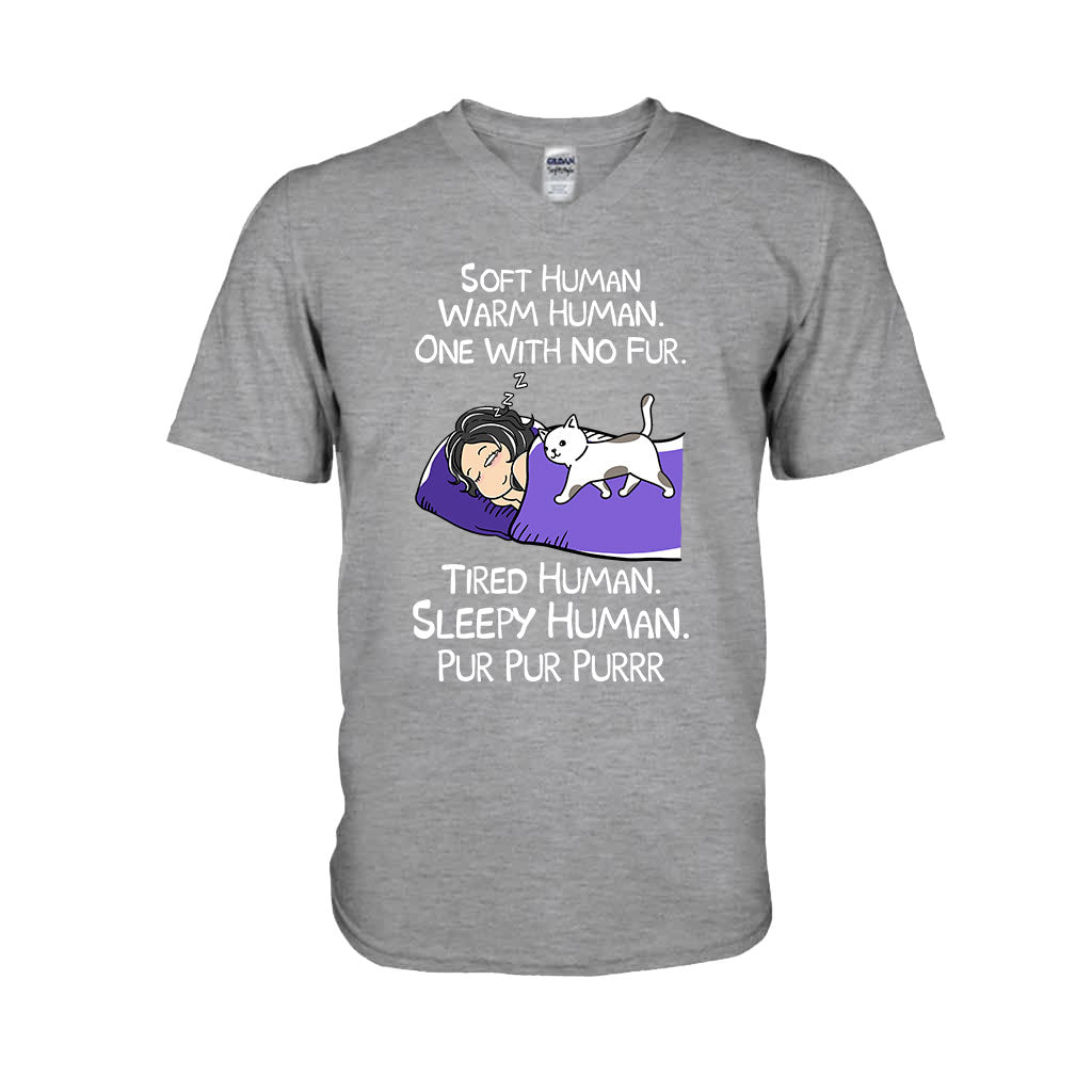 T-shirt et sweat à capuche personnalisés « Chat doux et chaleureux »