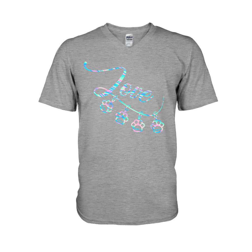 Amour - T-shirt et sweat à capuche personnalisés pour chien