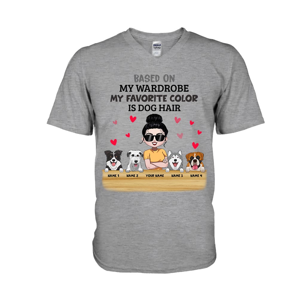 Ma couleur préférée, c'est le poil de chien - T-shirt et sweat à capuche personnalisés pour chien