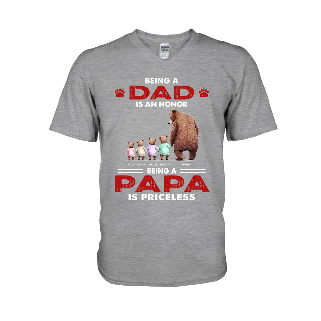Papa Ours Inestimable - T-shirt et sweat à capuche personnalisés pour la fête des pères - Grand-père