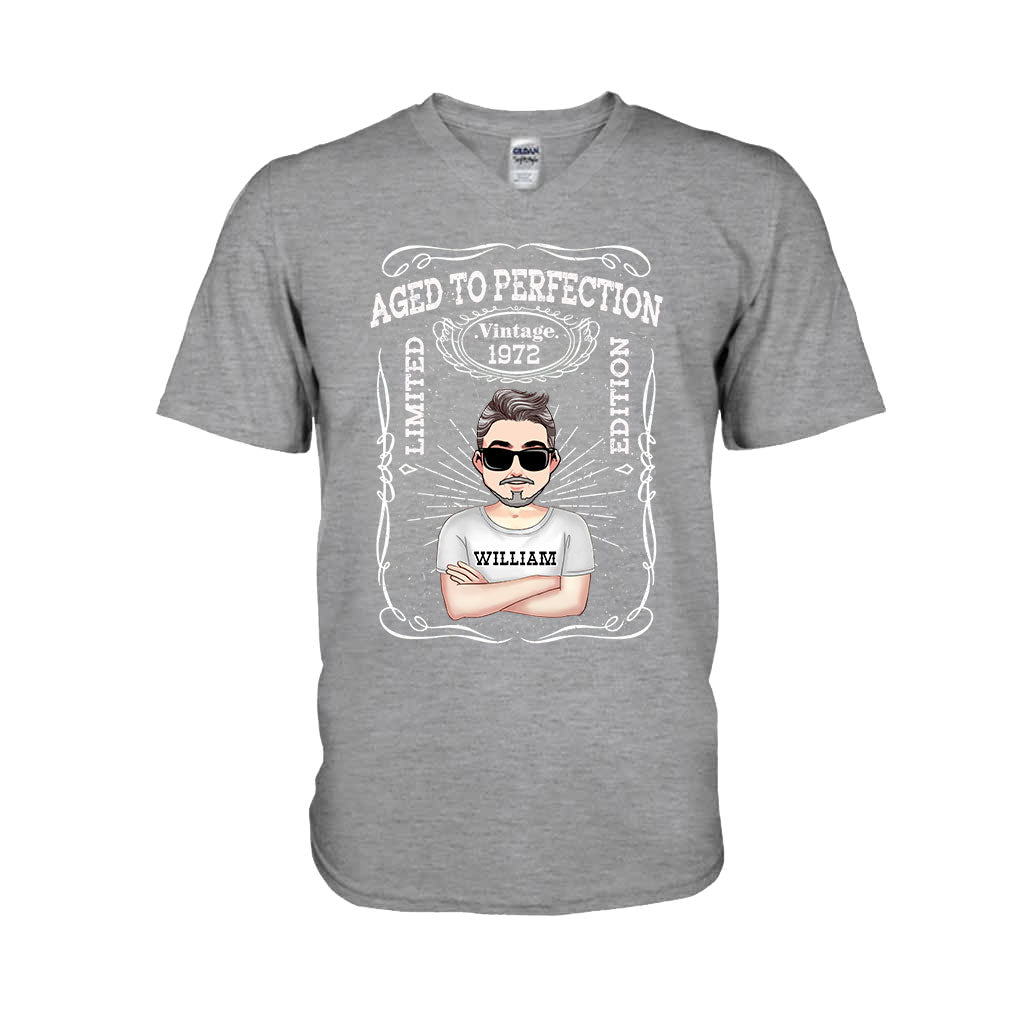 Vieilli à la perfection - T-shirt et sweat à capuche d'anniversaire personnalisés
