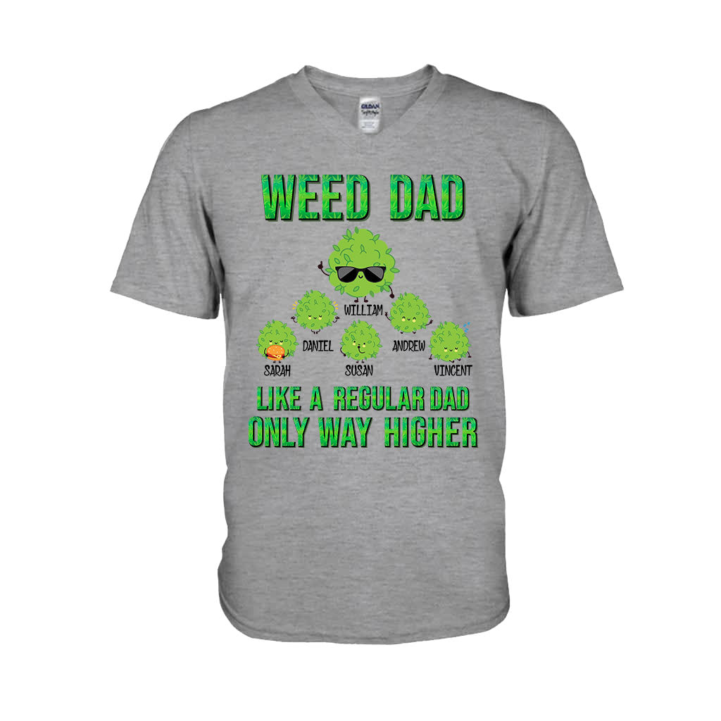 Papa Défoncé - T-shirt et sweat à capuche personnalisés sur le thème du cannabis