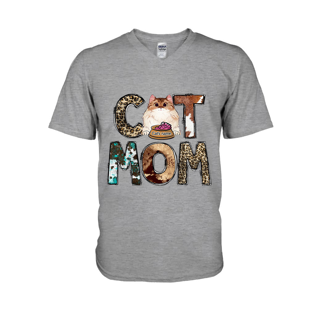 Maman Chat - T-shirt et sweat à capuche personnalisés pour la fête des mères et la fête des pères