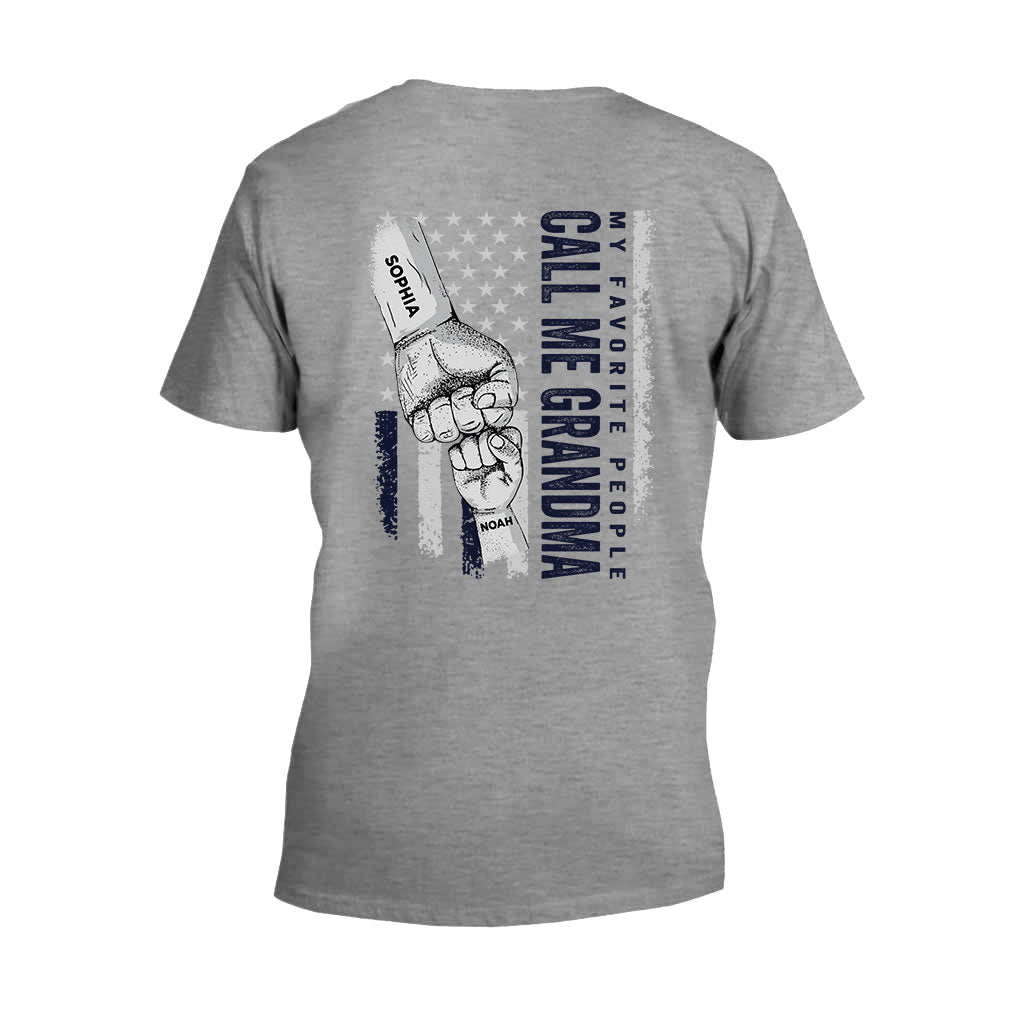 My Favorite People Call Me Grandma - Personalized Grandma T-shirt and Hoodie