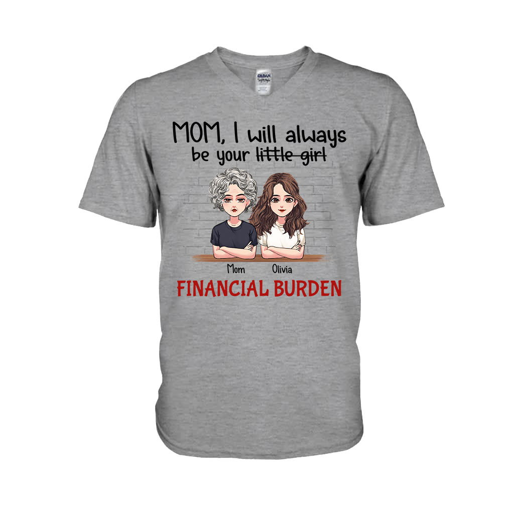 Je serai toujours ta petite fille - T-shirt et sweat à capuche personnalisés pour la fête des mères