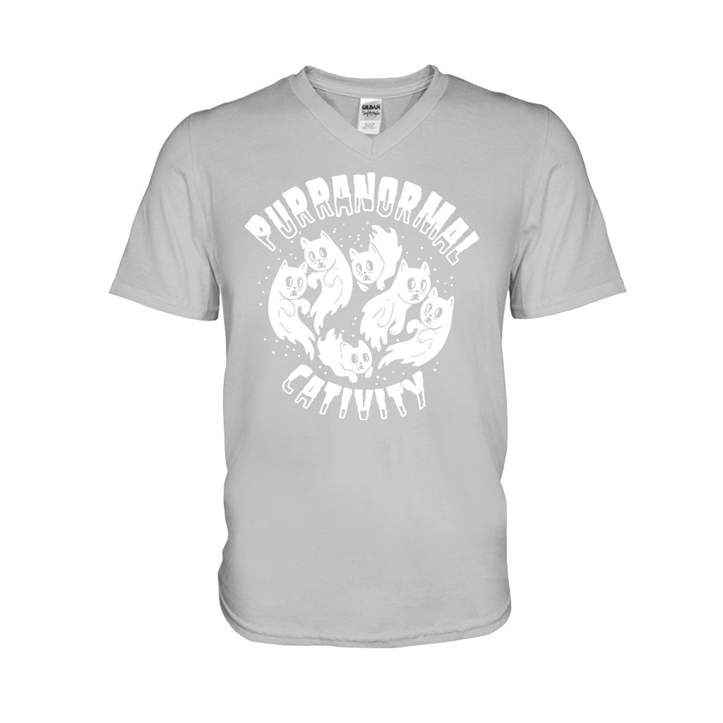 Purranormal Cativity Halloween - T-shirt et sweat à capuche chat 082021