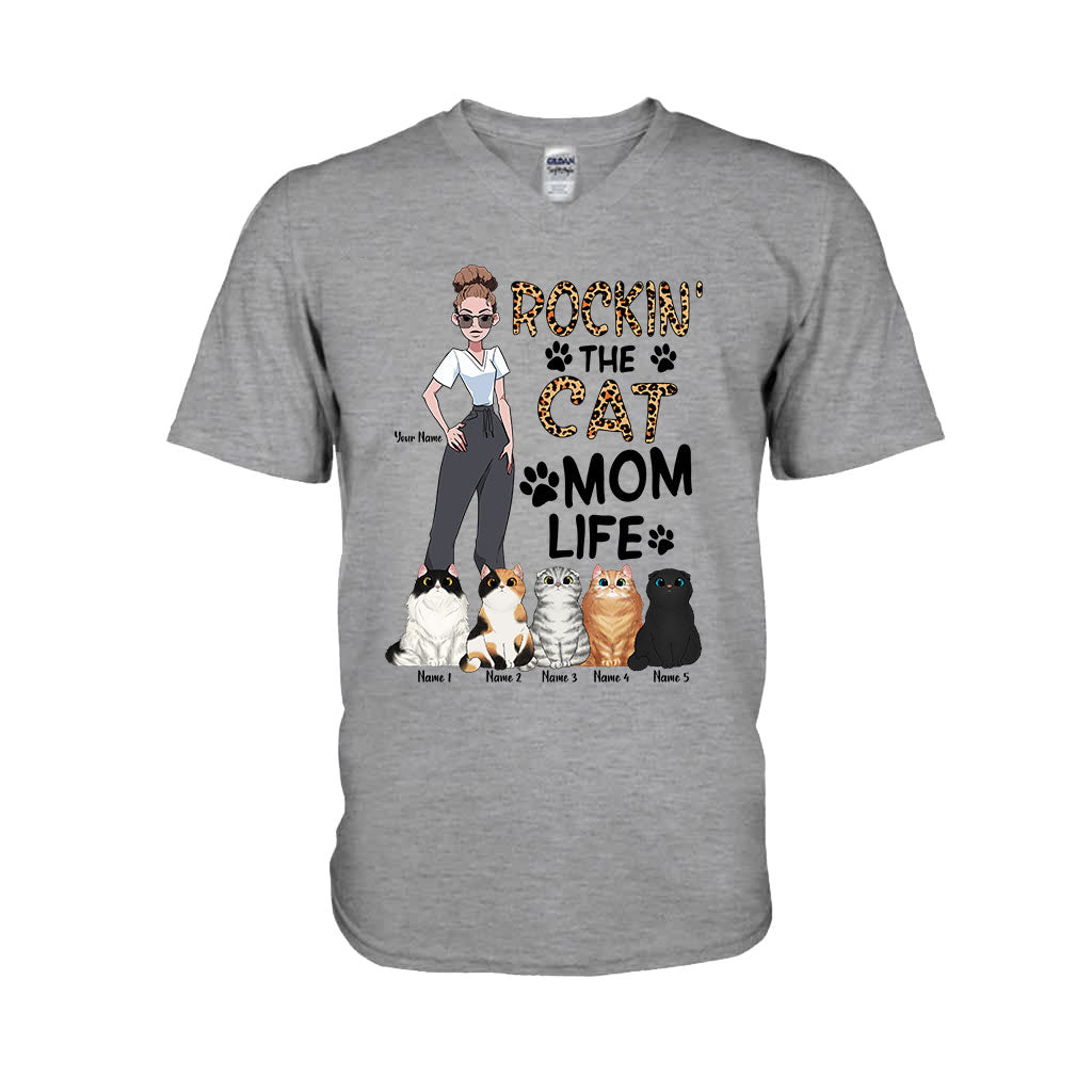 Vivez pleinement votre vie de maman chat ! - T-shirt et sweat à capuche personnalisés pour chats