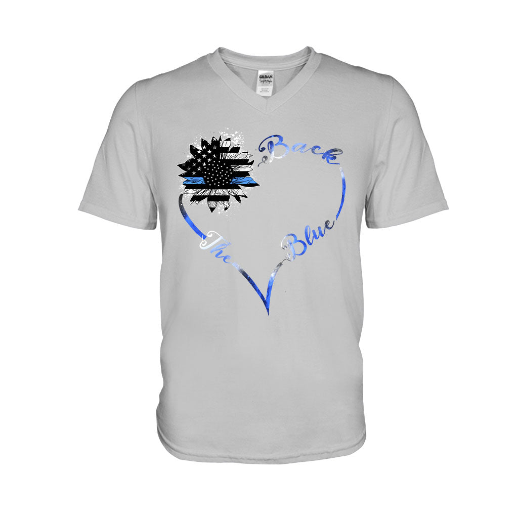 Ligne bleue - T-shirt et sweat à capuche pour policier 062021