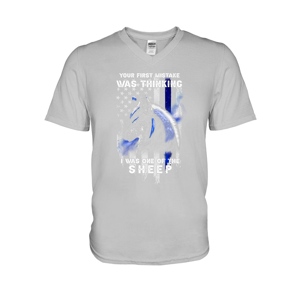 Votre première erreur - T-shirt et sweat à capuche de policier 062021