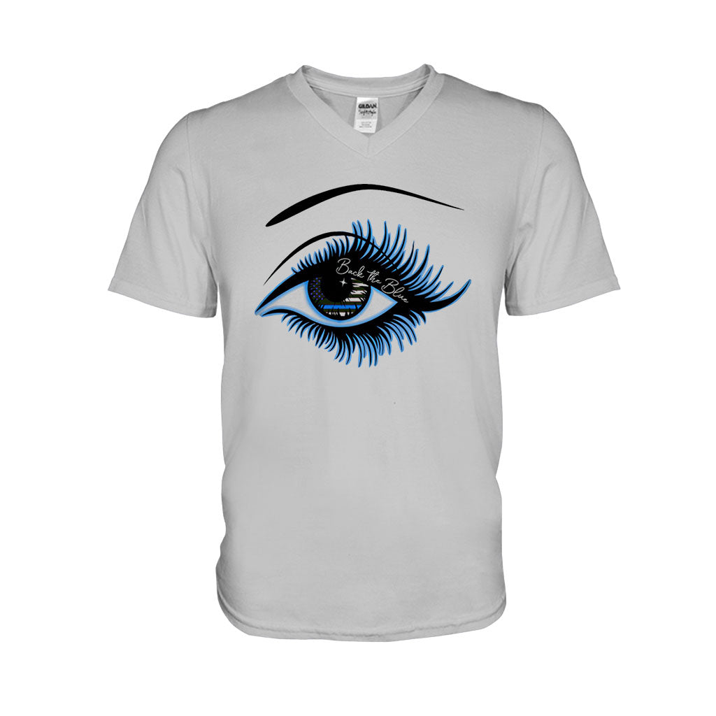 T-shirt et sweat à capuche Blue Line Eye - Policier 062021