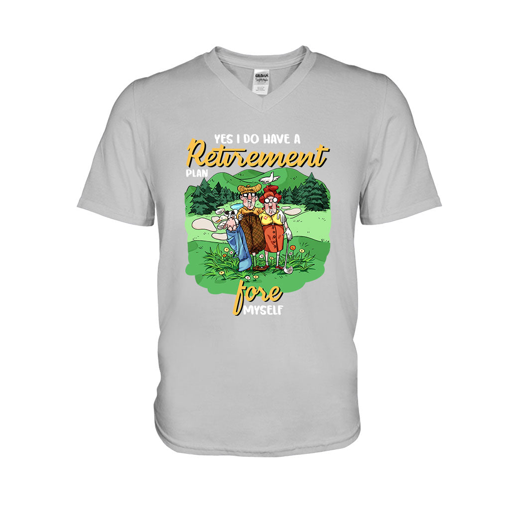 Oui, j'ai un plan de retraite - T-shirt et sweat à capuche de golf