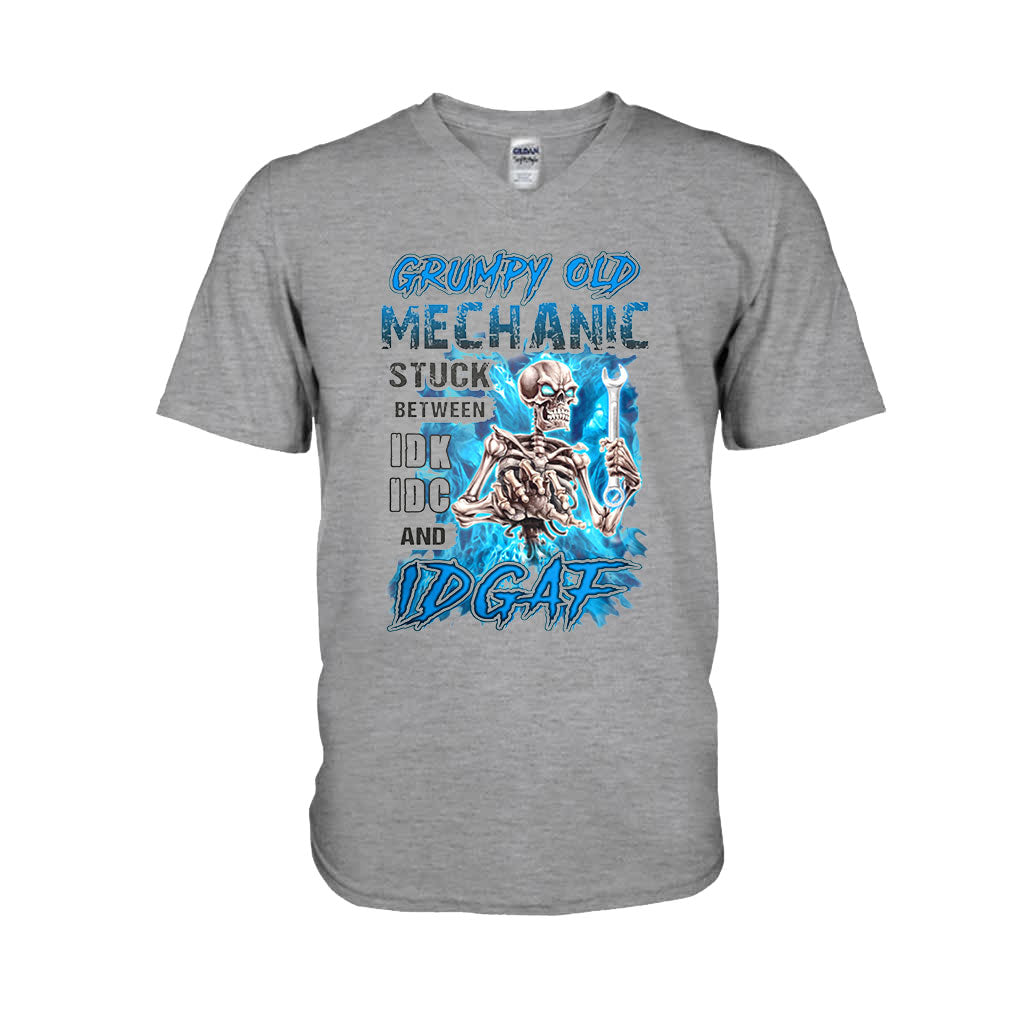 T-shirt et sweat à capuche « Grumpy Old Mechanic » (112021)