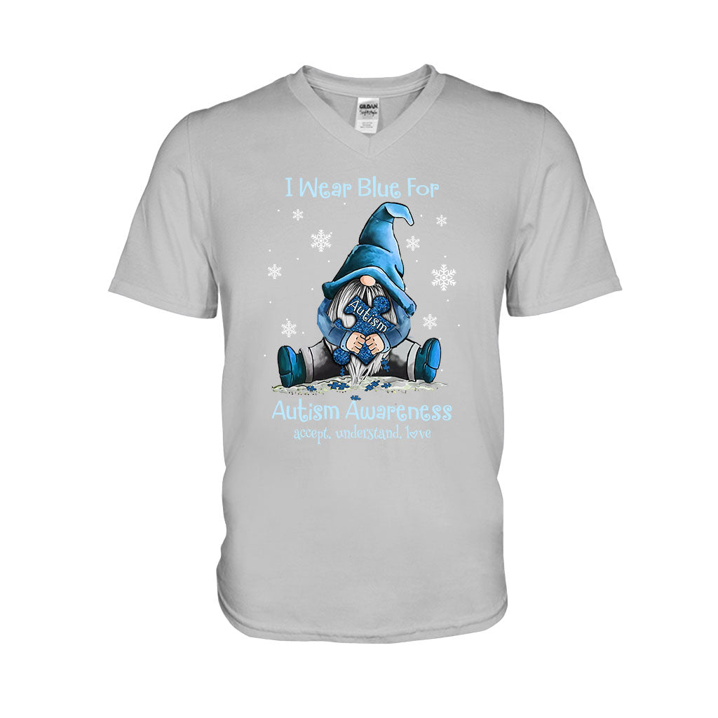 Je porte du bleu - T-shirt et sweat à capuche de sensibilisation à l'autisme 062021