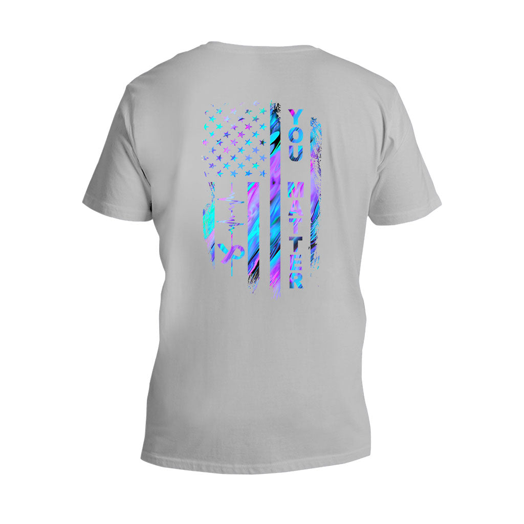T-shirt et sweat à capuche avec drapeau de prévention du suicide 062021