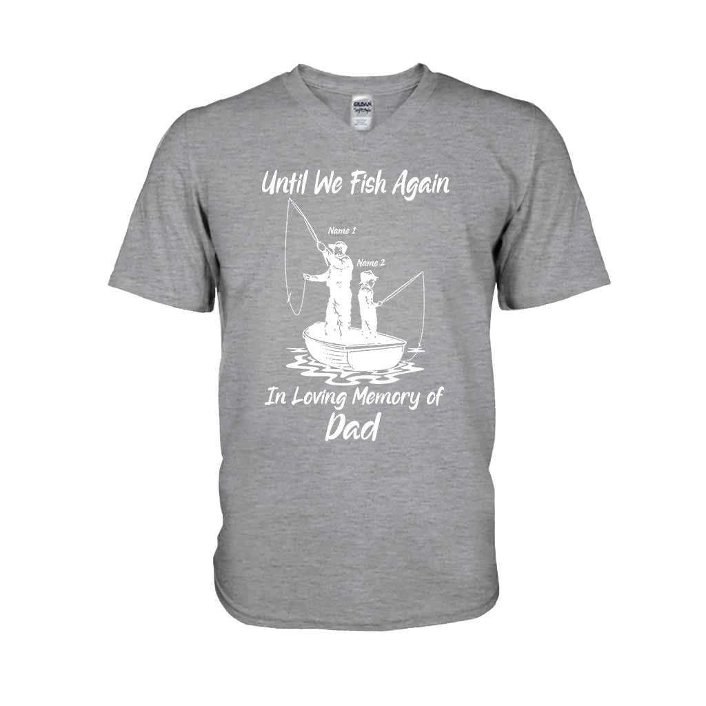 En attendant la prochaine partie de pêche - T-shirt et sweat à capuche personnalisés pour la fête des pères