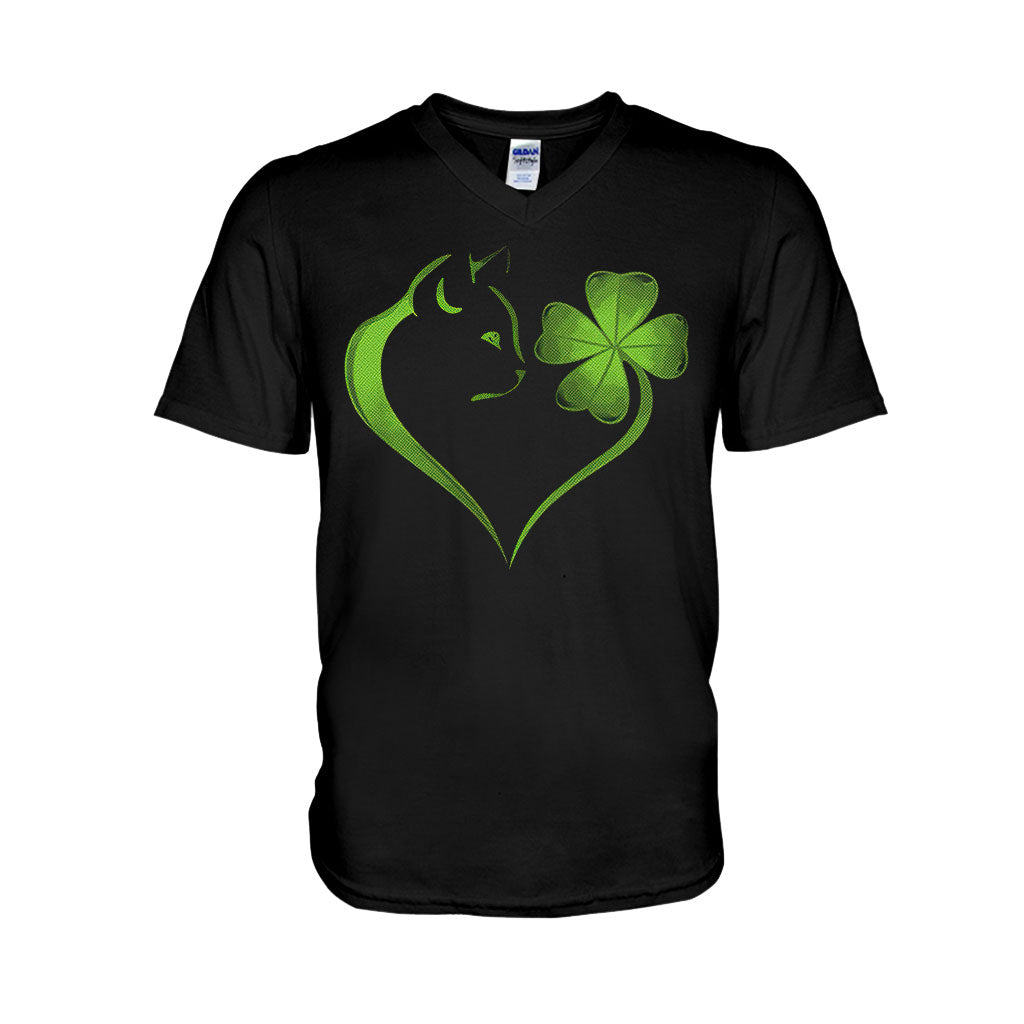 T-shirt et sweat à capuche Cat Heart Irish 0119