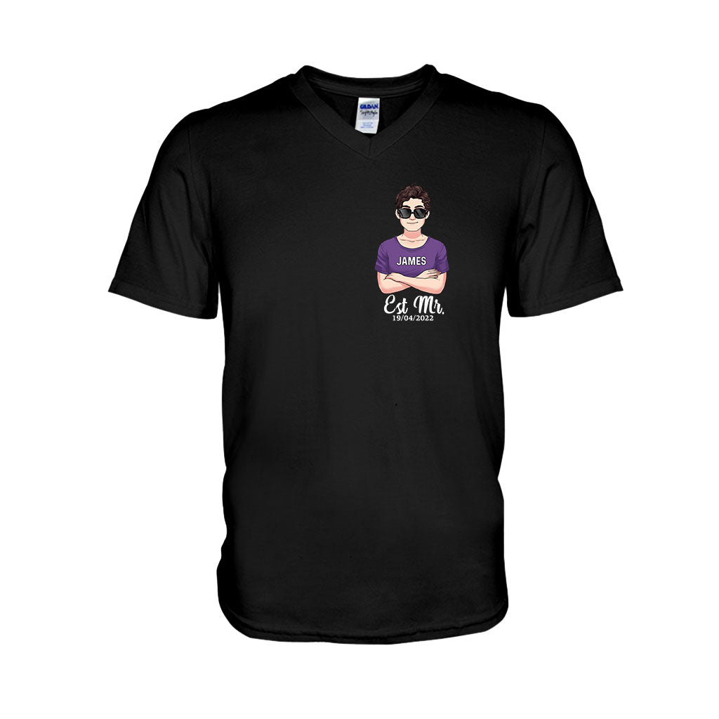 Monsieur et Madame - T-shirt et sweat à capuche personnalisés pour couples
