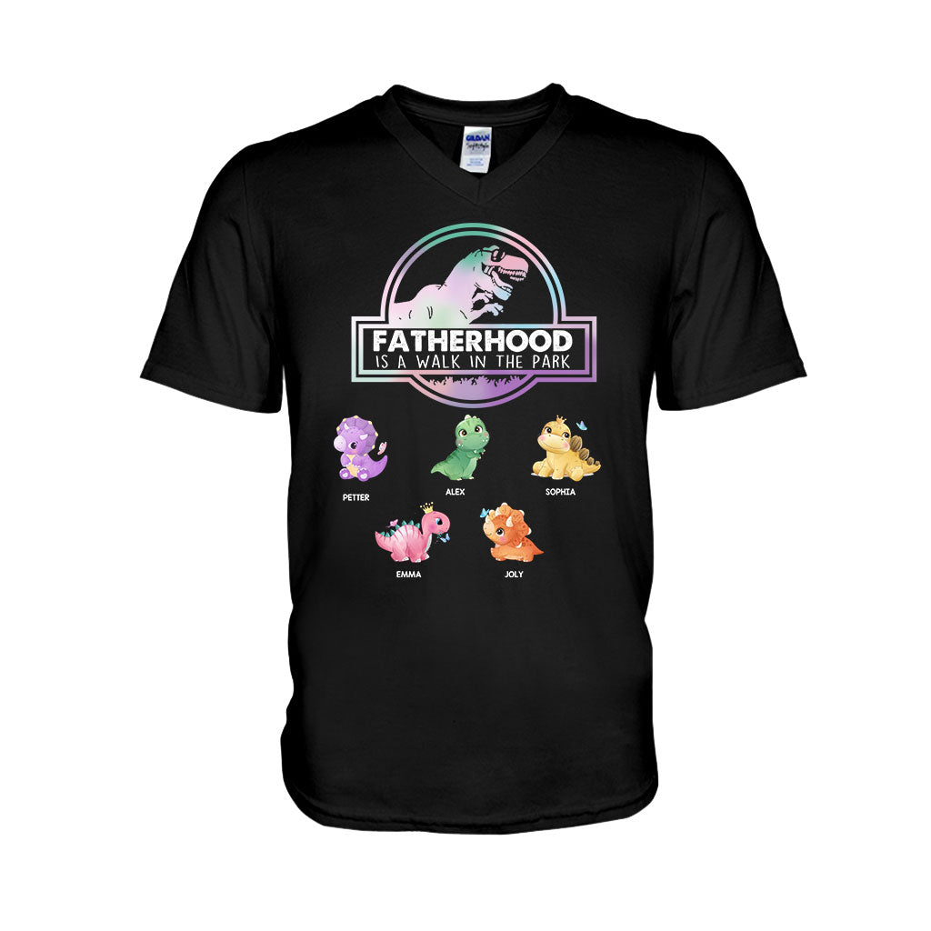 Être père, c'est comme marcher - Cadeau pour papa, grand-père - T-shirt et sweat à capuche personnalisés