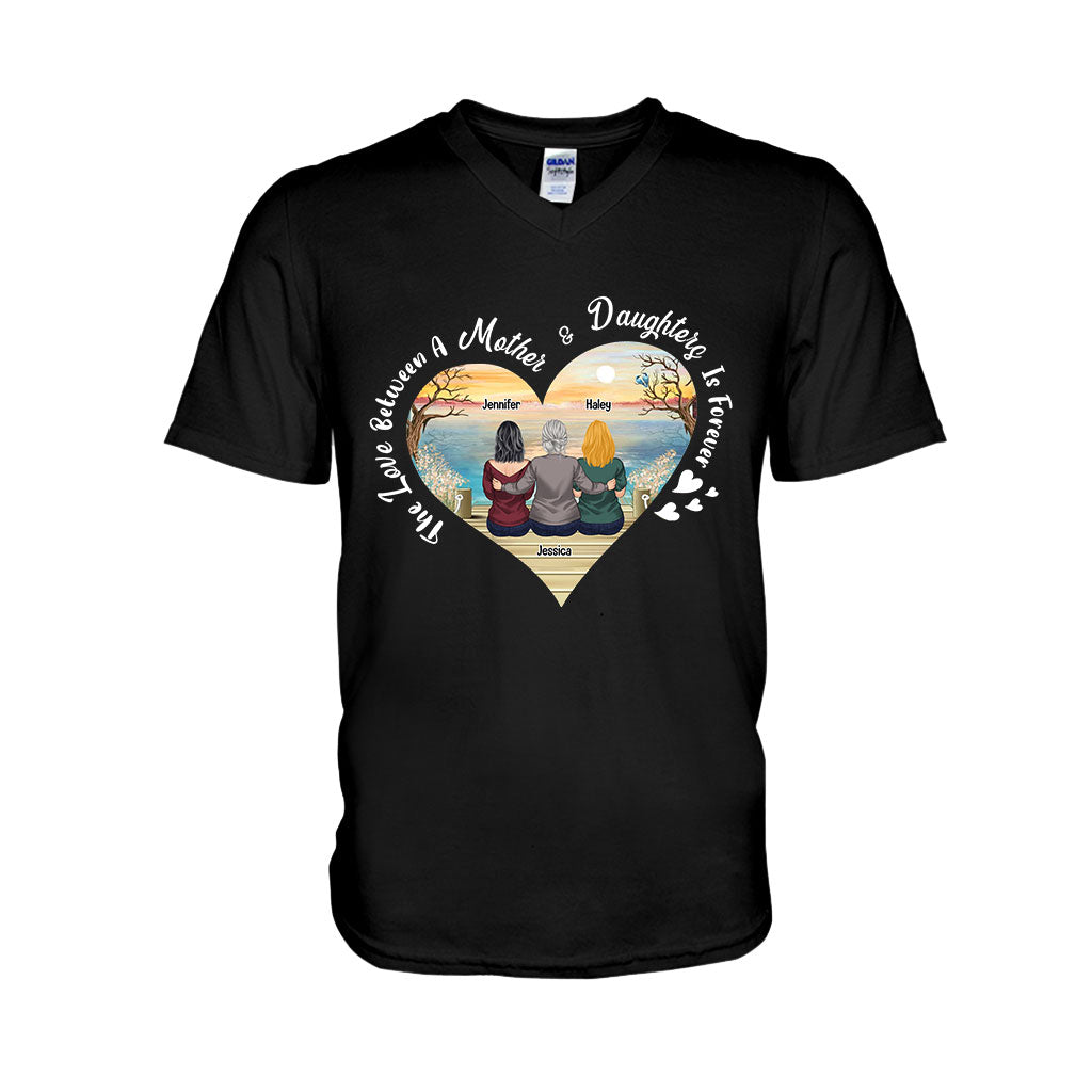 Cadeau pour la fête des mères : L'amour entre une mère et sa fille - T-shirt et sweat à capuche personnalisés