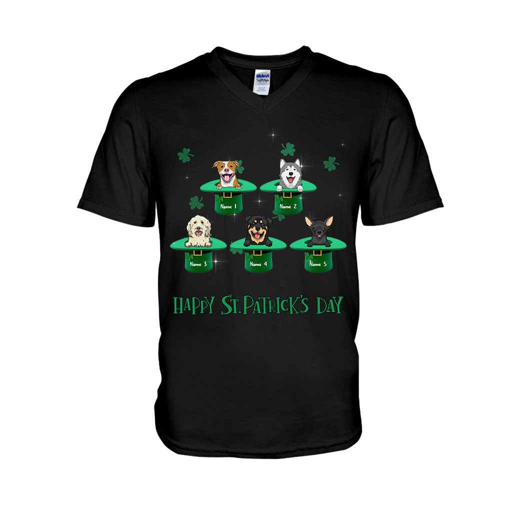 Mes porte-bonheur - T-shirt et sweat à capuche personnalisés pour chien pour la Saint-Patrick
