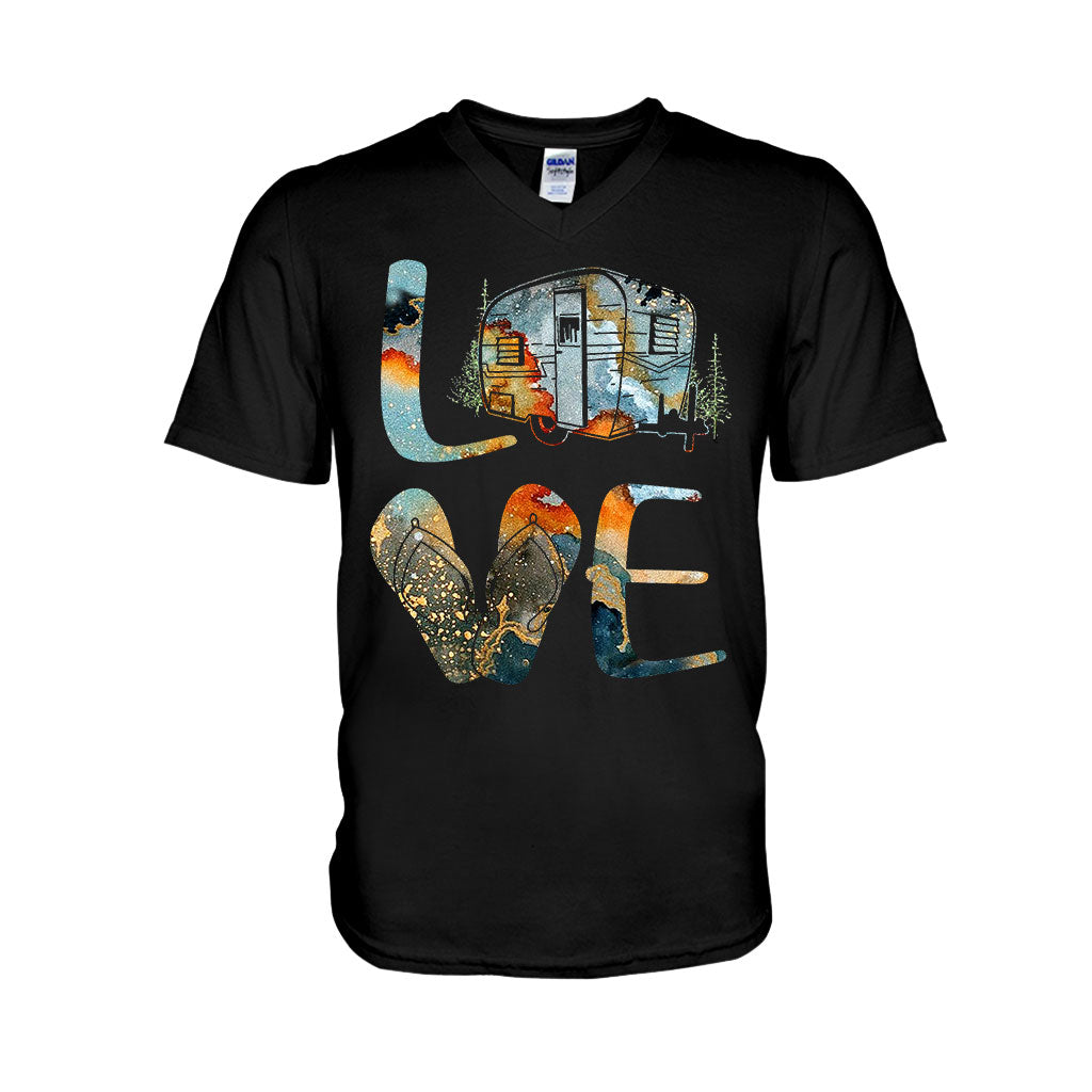 Love - Camping T-shirt and Hoodie 112021