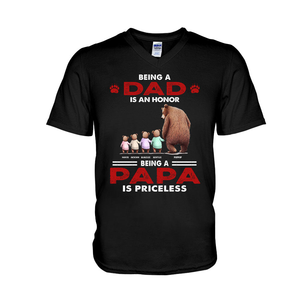 Papa Ours Inestimable - T-shirt et sweat à capuche personnalisés pour la fête des pères - Grand-père