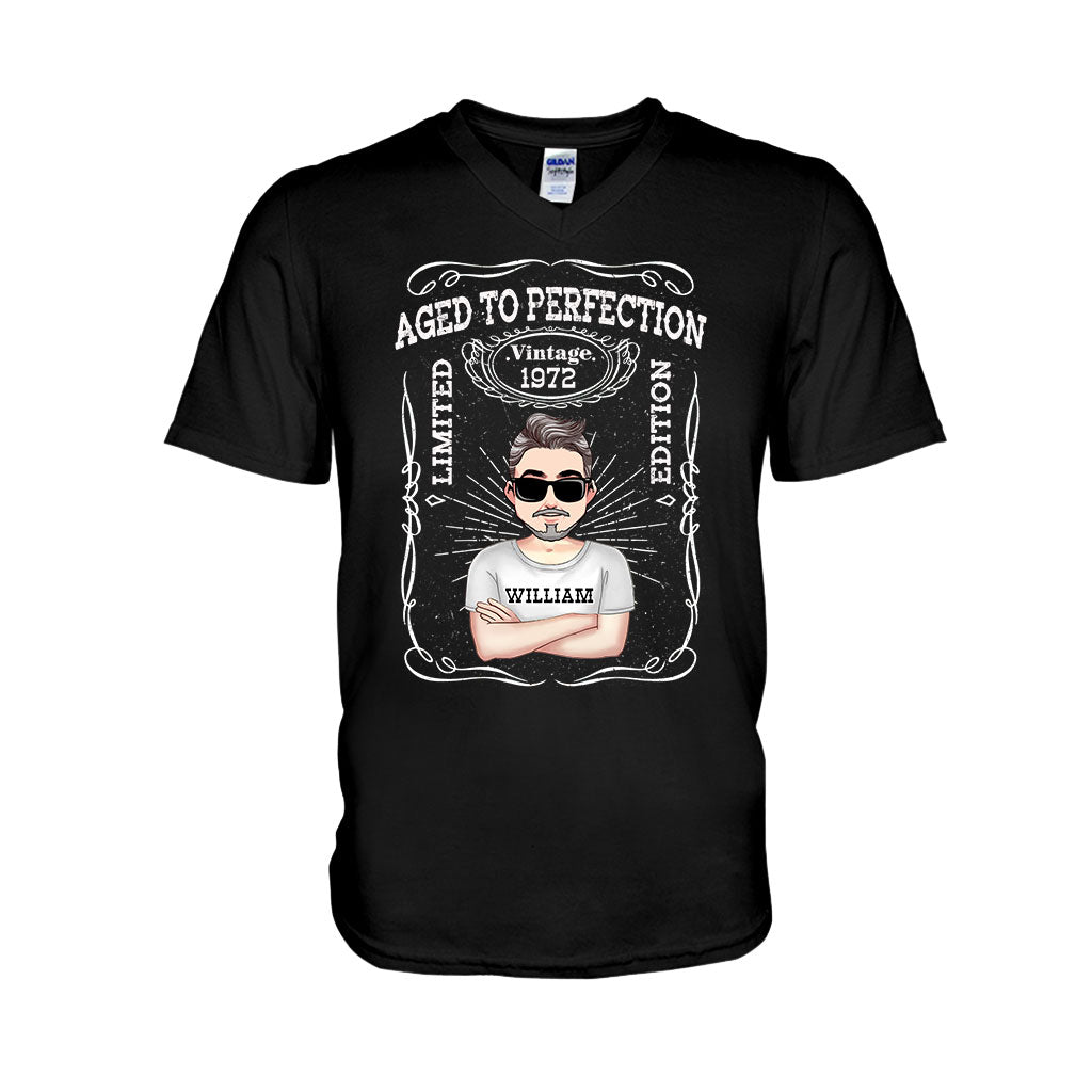 Vieilli à la perfection - T-shirt et sweat à capuche d'anniversaire personnalisés