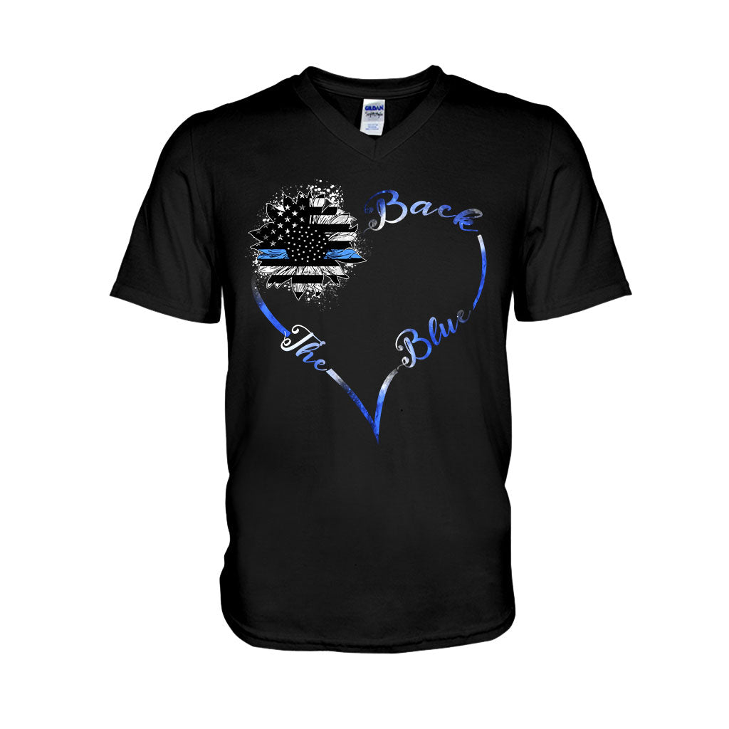 Ligne bleue - T-shirt et sweat à capuche pour policier 062021