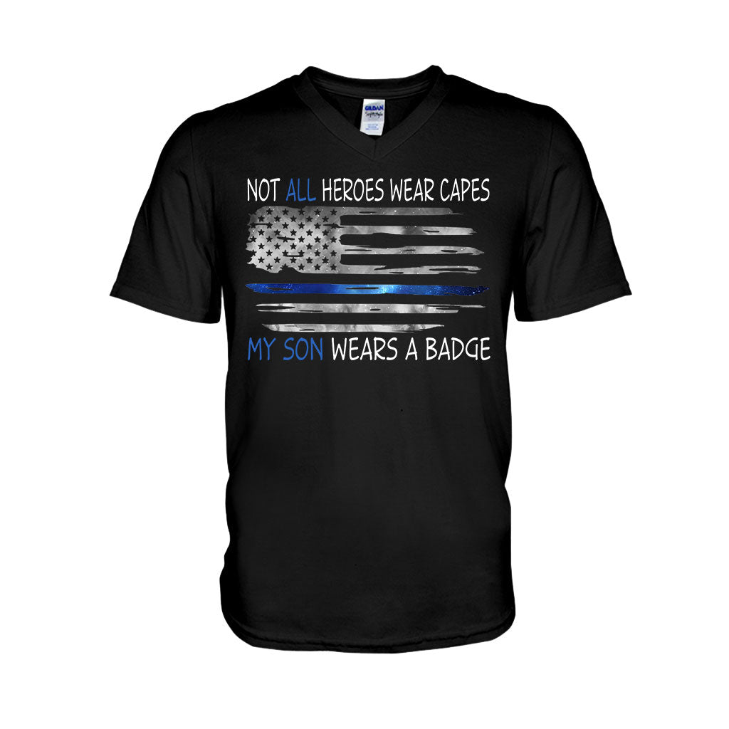 Not All Heroes Wear Capes - Police Officer T-shirt And Hoodie 062021