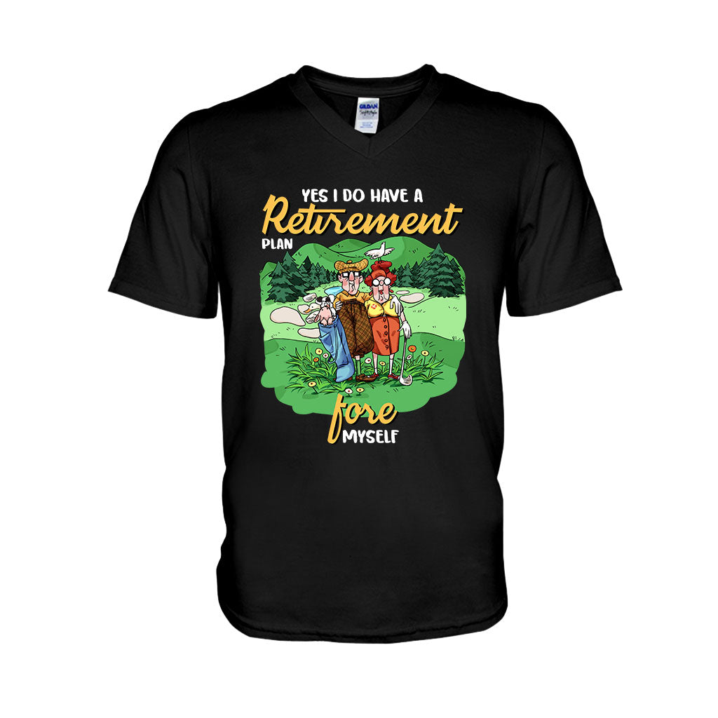 Oui, j'ai un plan de retraite - T-shirt et sweat à capuche de golf