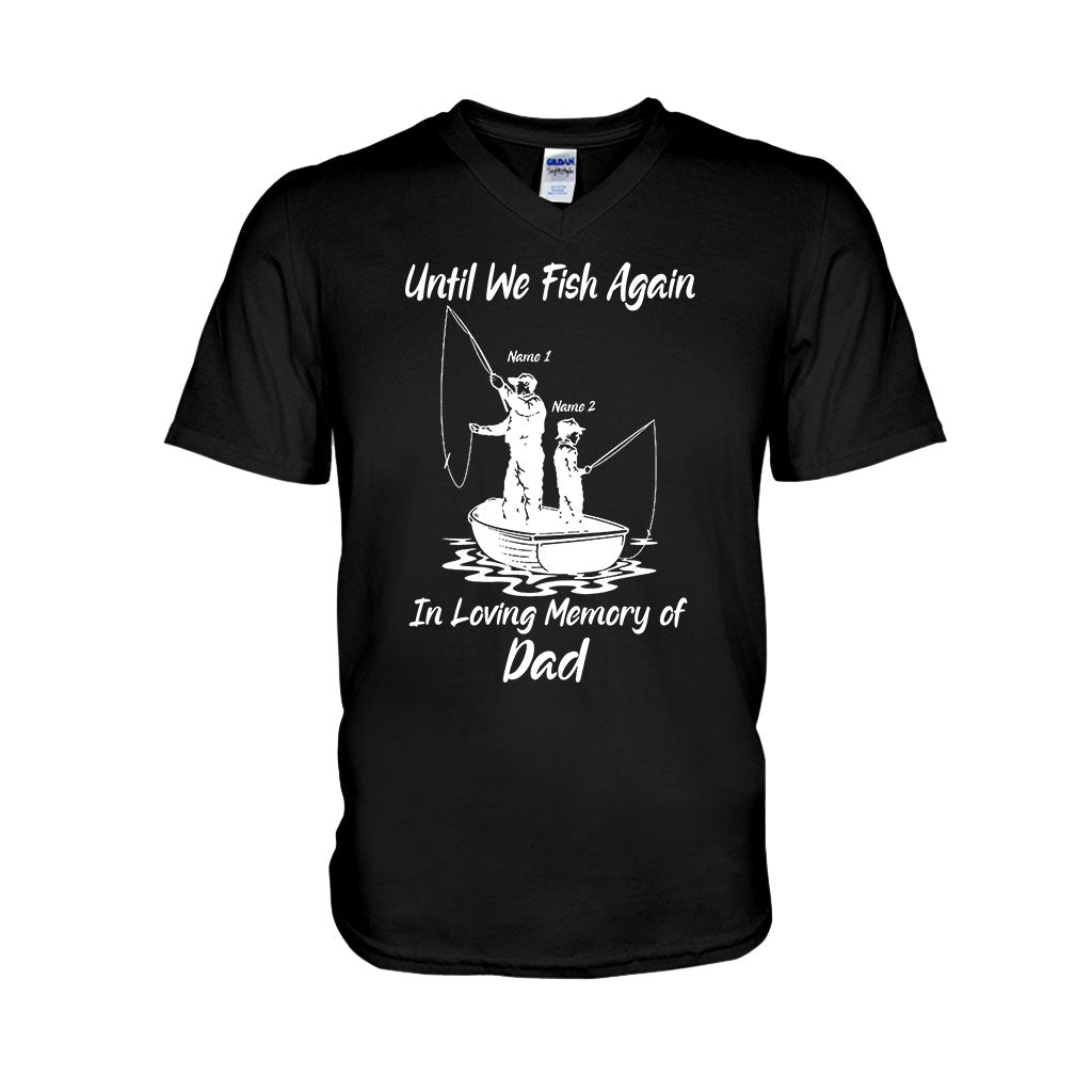 En attendant la prochaine partie de pêche - T-shirt et sweat à capuche personnalisés pour la fête des pères