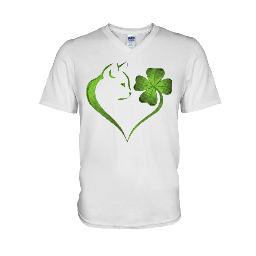 T-shirt et sweat à capuche Cat Heart Irish 0119