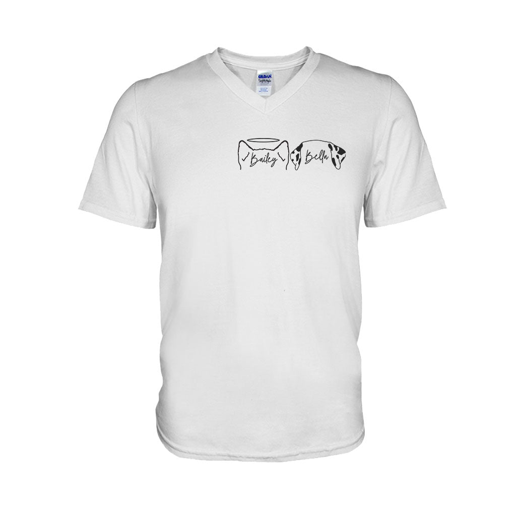 Maman de chien - T-shirt et sweat à capuche personnalisés pour chien