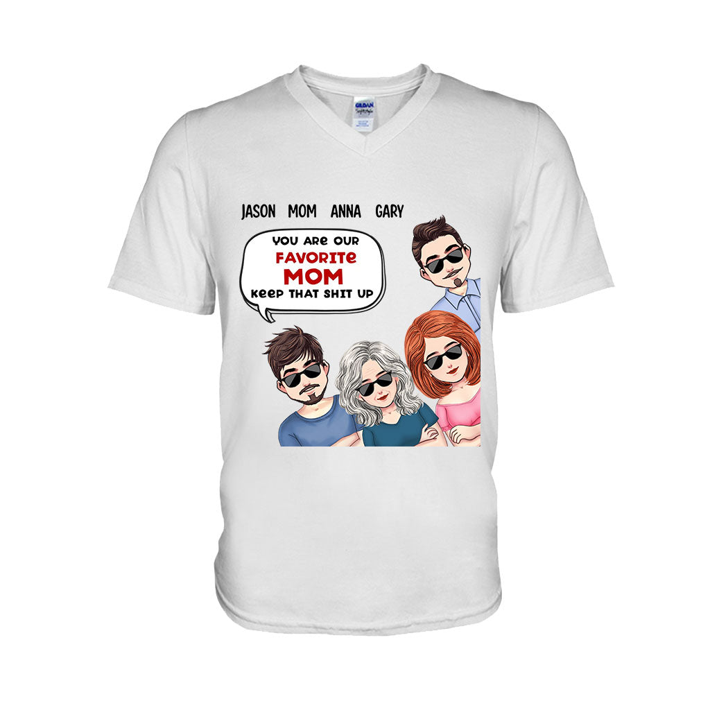 Tu es notre maman préférée - T-shirt et sweat à capuche personnalisés pour la fête des mères