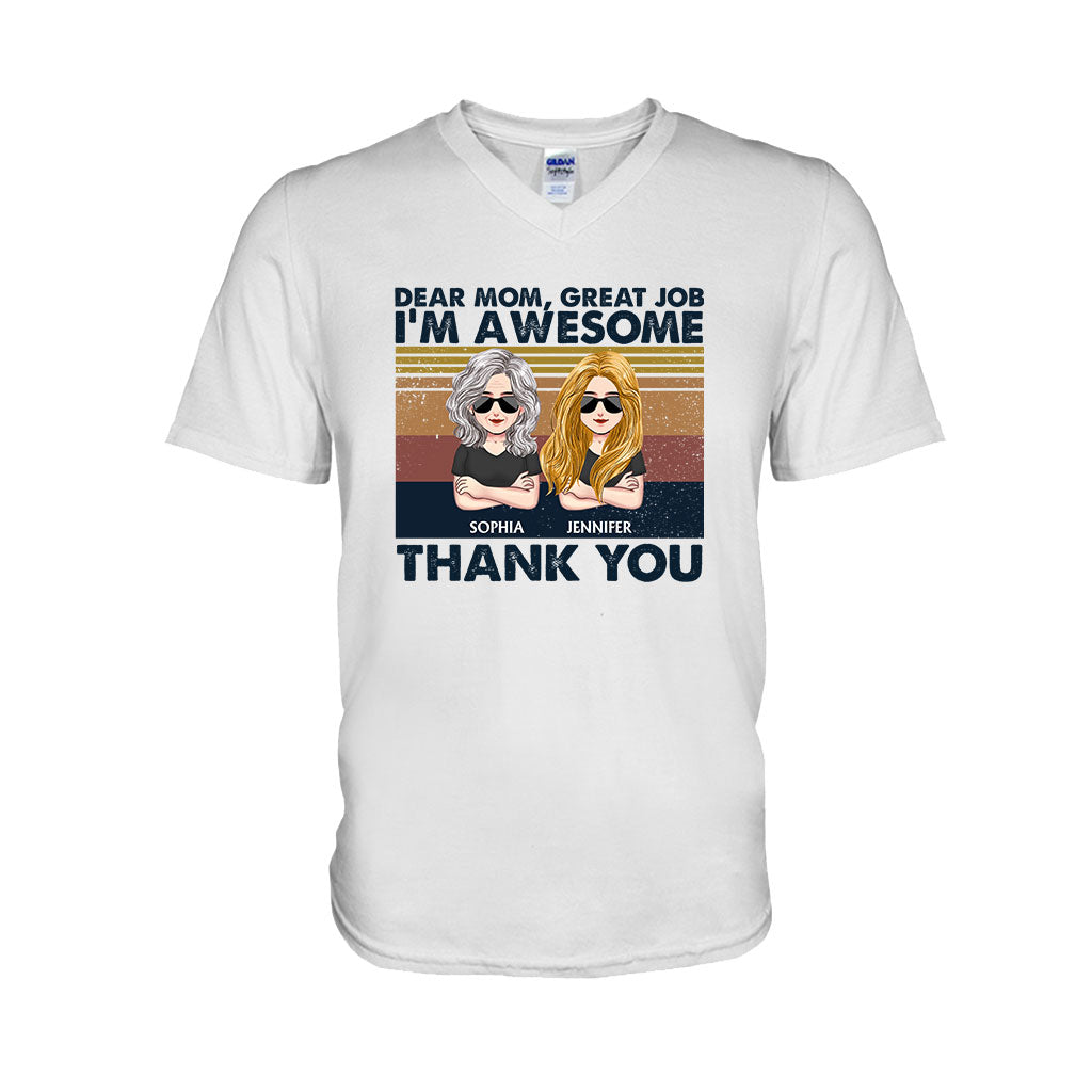 Chère maman, super boulot, je suis génial(e) ! - T-shirt et sweat à capuche personnalisés pour la fête des mères