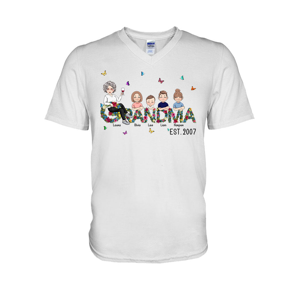 Grand-mère depuis toujours - T-shirt et sweat à capuche personnalisés pour la fête des mères