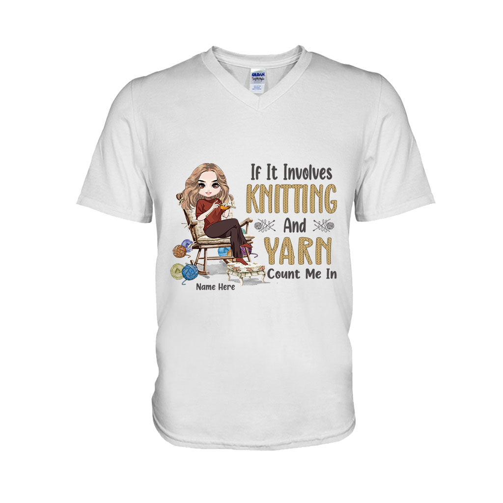 Si ça implique du tricot et de la laine, comptez sur moi ! - T-shirt et sweat à capuche personnalisés en tricot