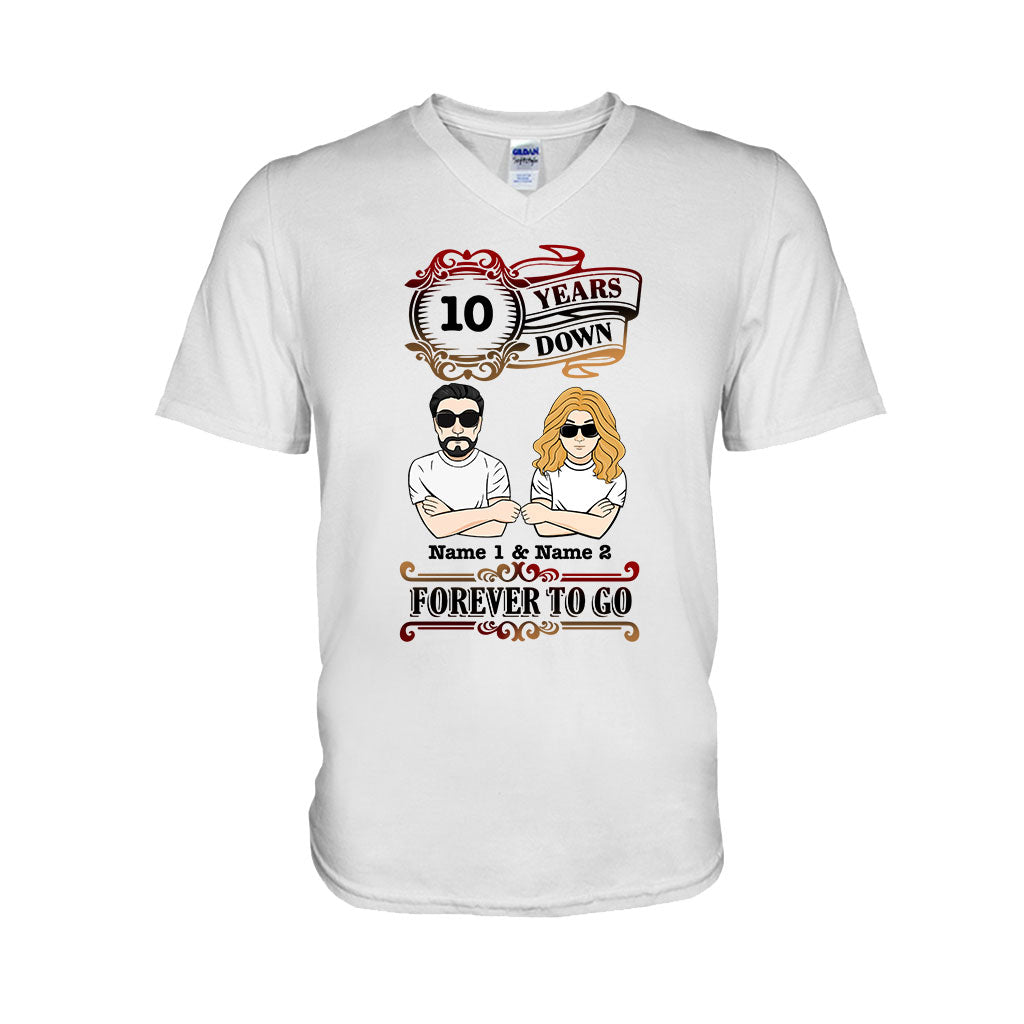 Pour toujours ensemble - T-shirt et sweat à capuche personnalisés pour couples