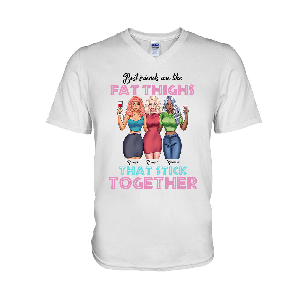 Les meilleures amies sont comme des cuisses bien charnues - T-shirt et sweat à capuche personnalisés pour meilleures amies