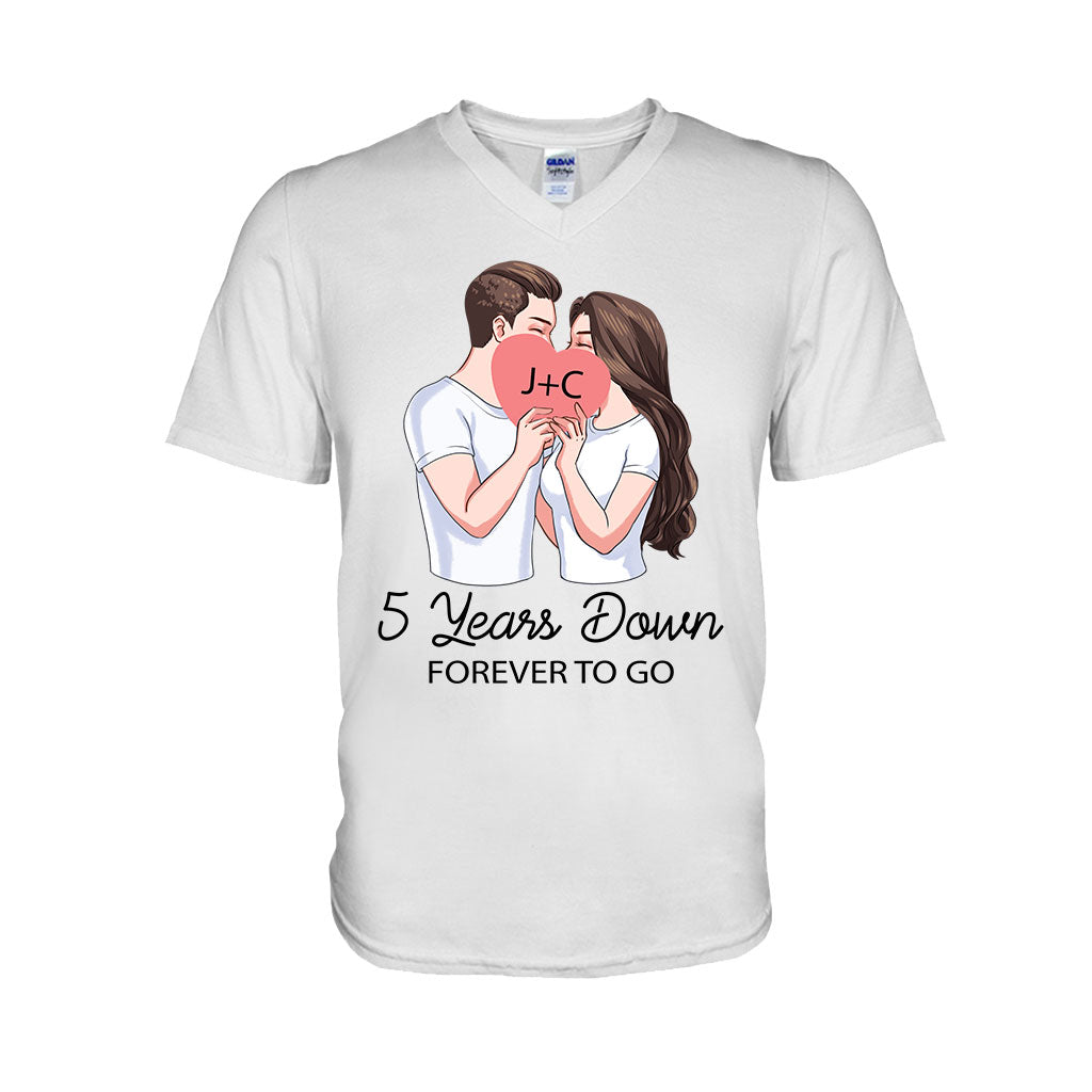 Pour toujours ensemble - T-shirt et sweat à capuche personnalisés pour couples