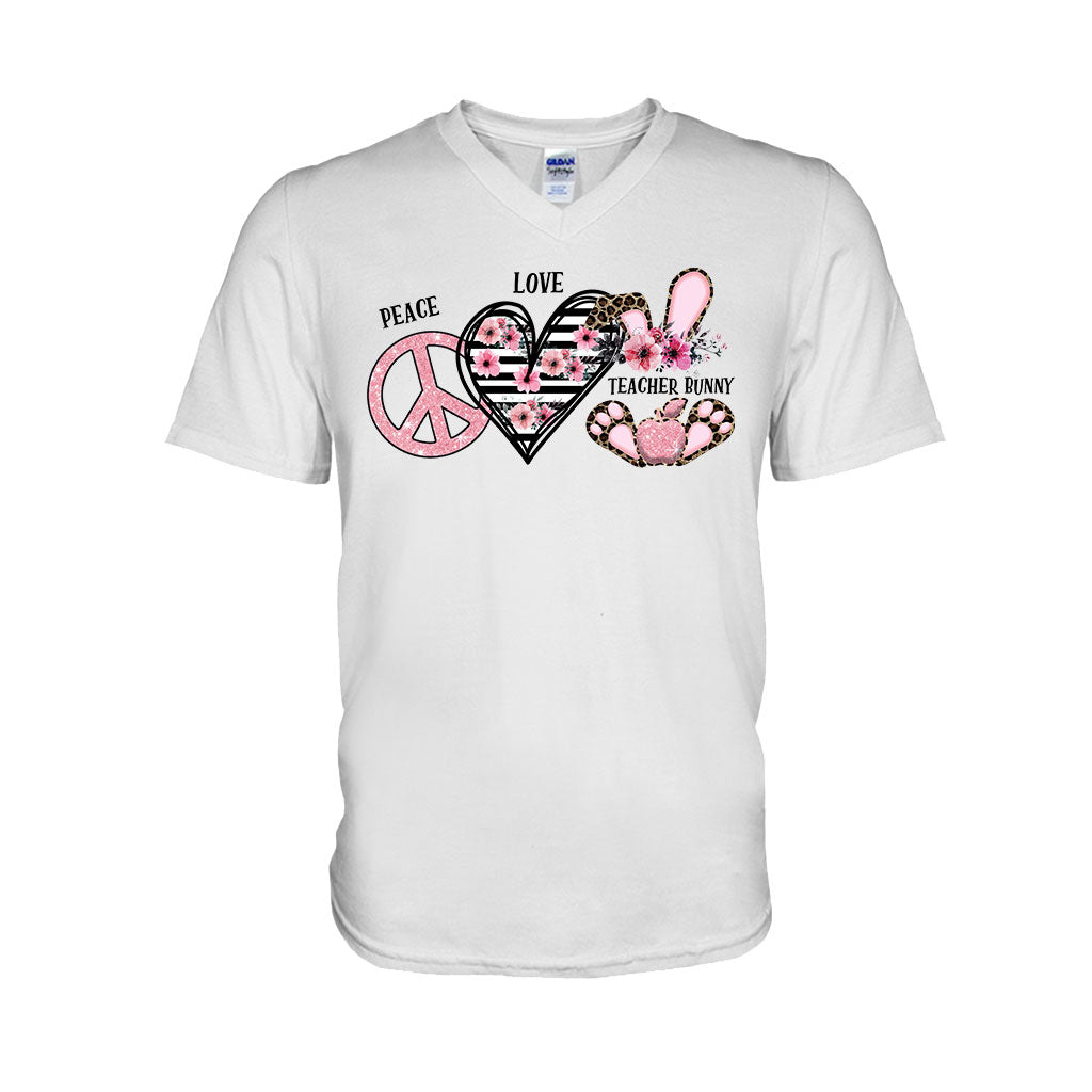 T-shirt et sweat à capuche personnalisés « Paix, Amour, Un Professeur Hip »