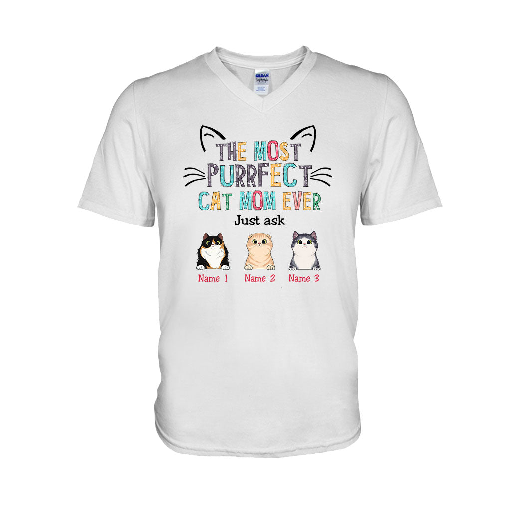 Furrfect Cat Mom - Personalized Mother's Day Cat T-shirt and Hoodie