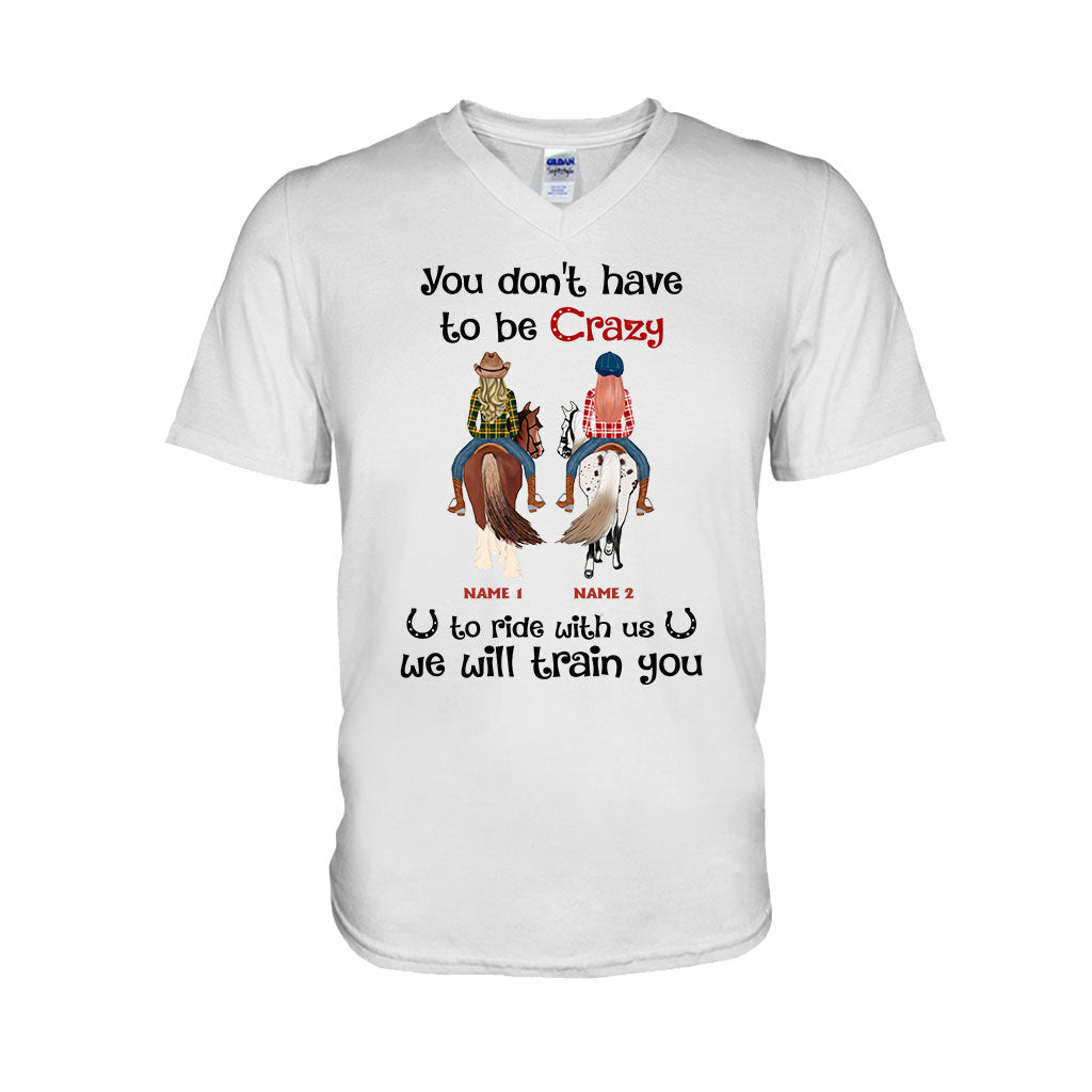 Nous sommes comme une toute petite bande - T-shirt et sweat à capuche personnalisés avec un cheval