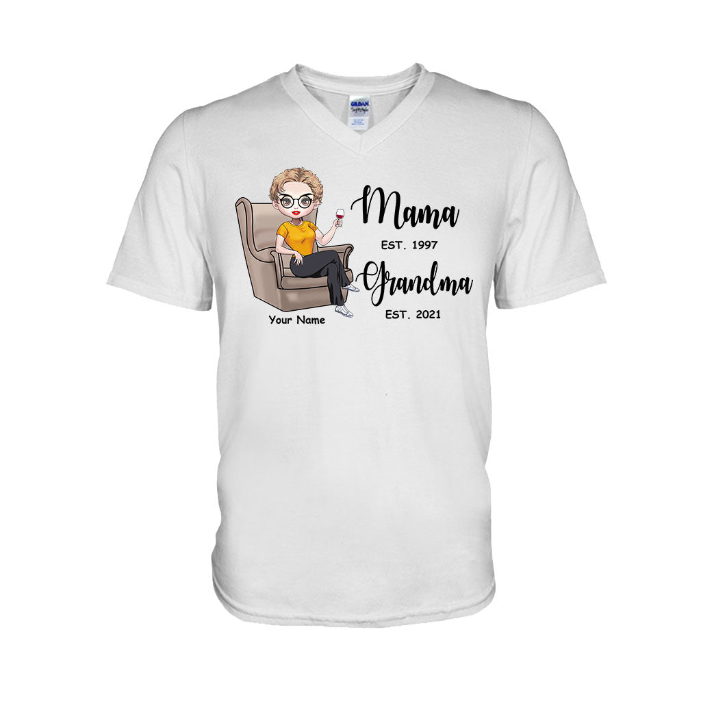 T-shirt et sweat à capuche personnalisés « Maman Est, Grand-mère Est » pour la fête des mères
