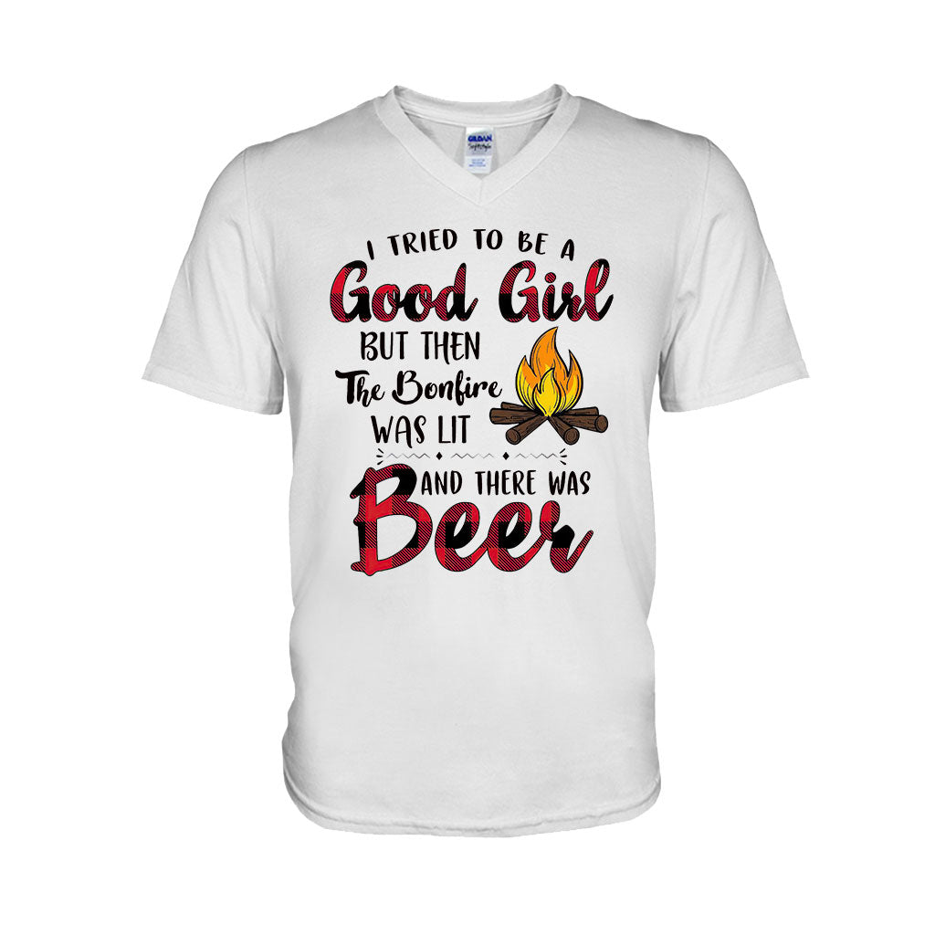 J'ai essayé d'être une gentille fille - T-shirt et sweat à capuche de camping 112021