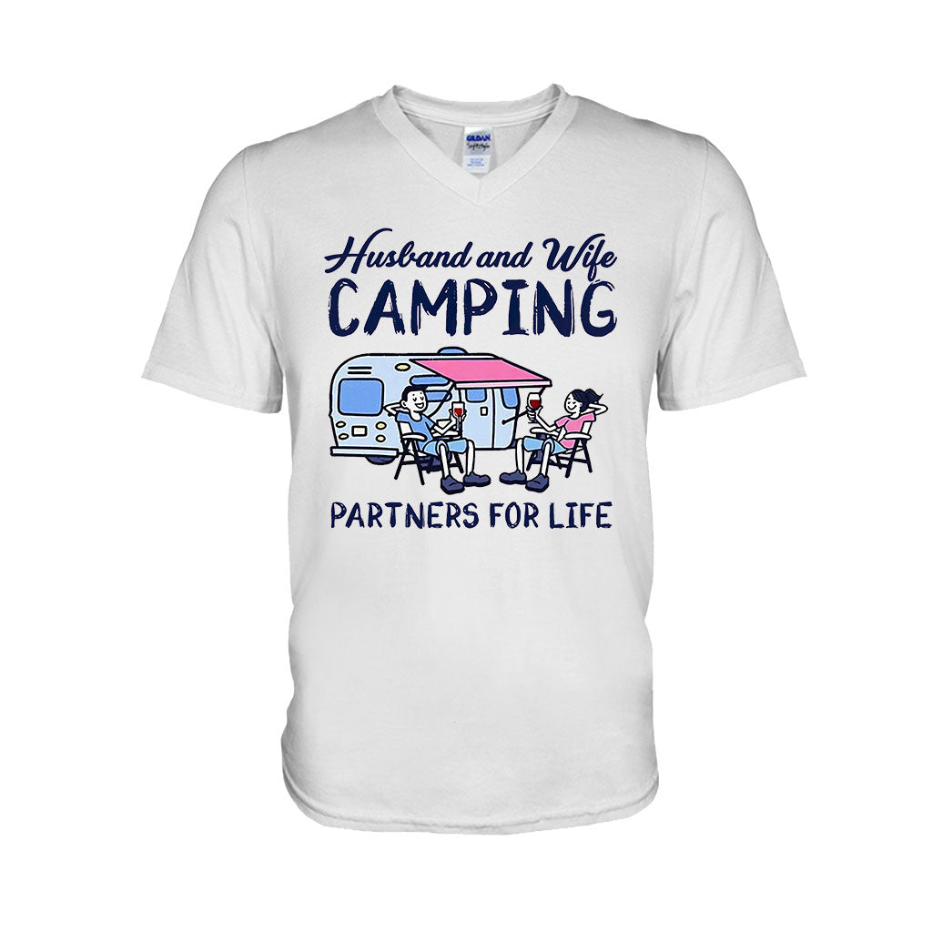 Couple de campeurs pour la vie - T-shirt et sweat à capuche de camping 112021